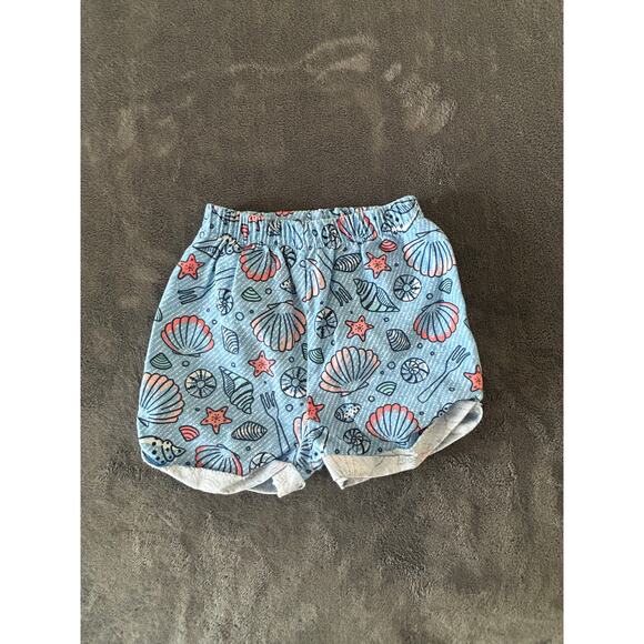 Kids Cute Seashell Print Shorts Size 4T - Picture 3 of 4